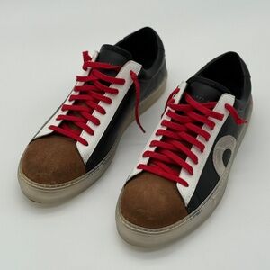 Oliver Cabell Low 1 Metropolis sneaker size Euro 42 red black tan